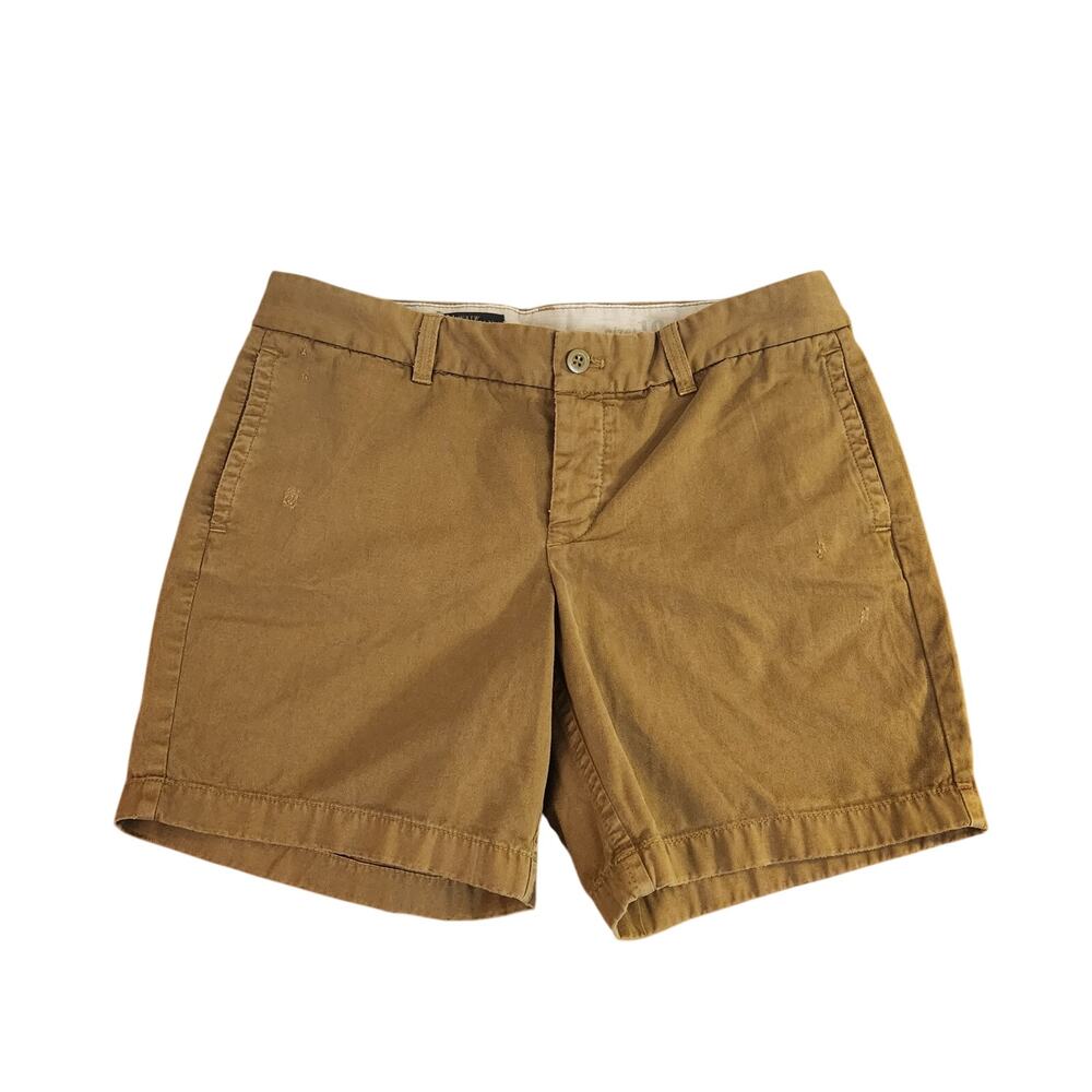 J.Crew Broken-In Boyfriend Khaki Chino Shorts Size 10